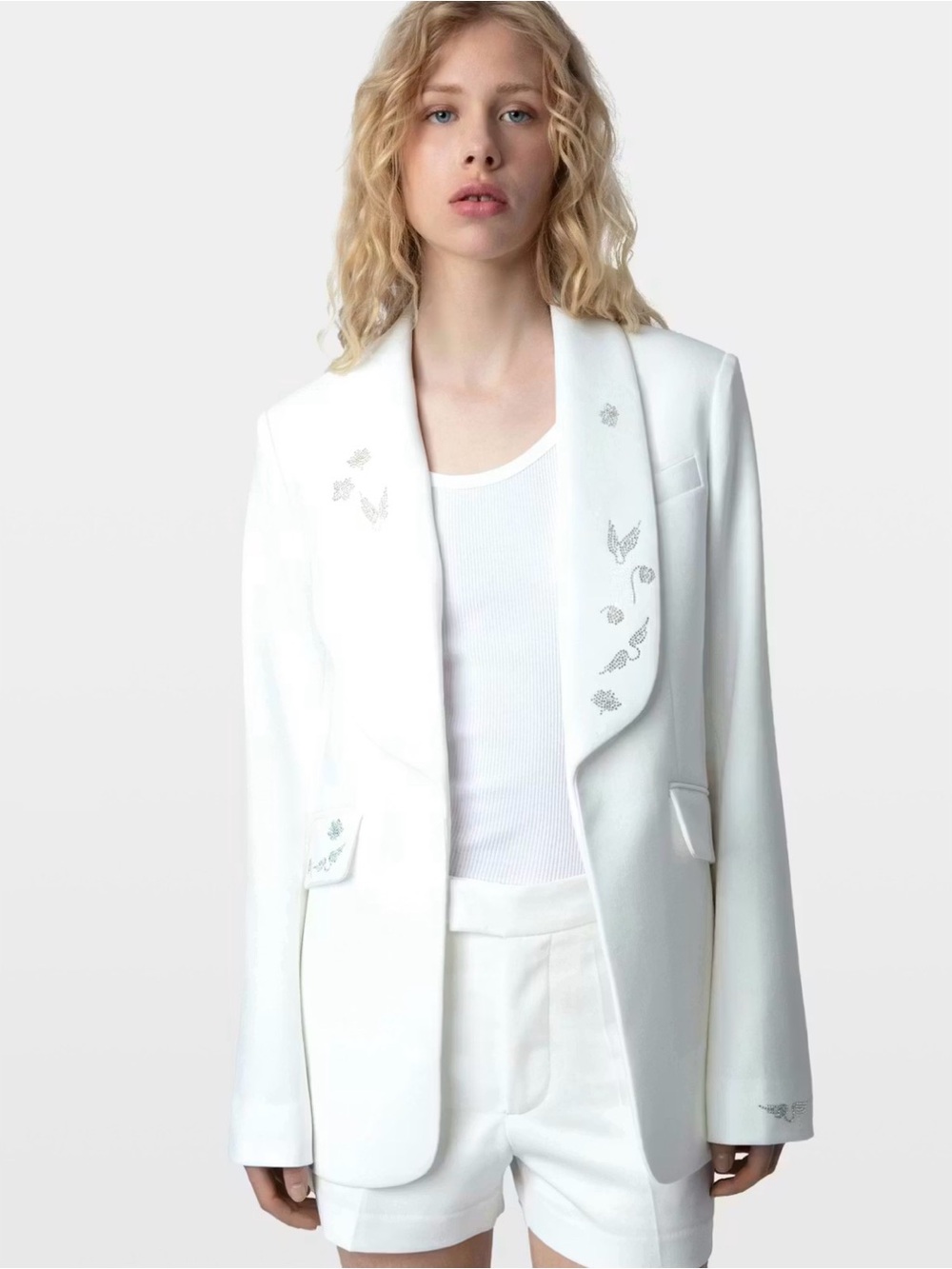 ZADIG & VOLTAIRE Date Strass Wings Blazer in Judo